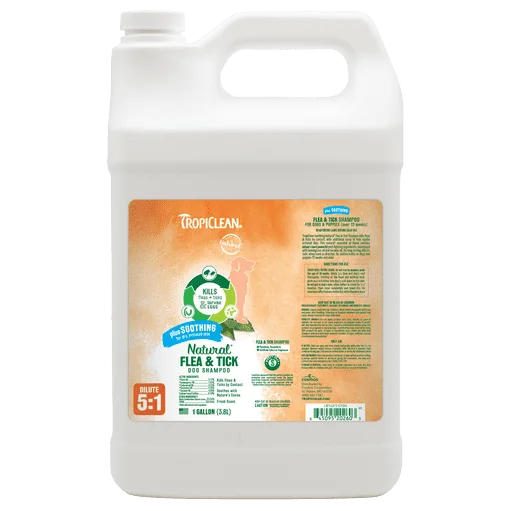 Tropiclean Flea & Tick Soothing Shampoo - Gallon