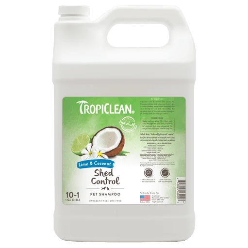 Tropiclean Lime And Coconut Deshedding Shampoo - Gallon