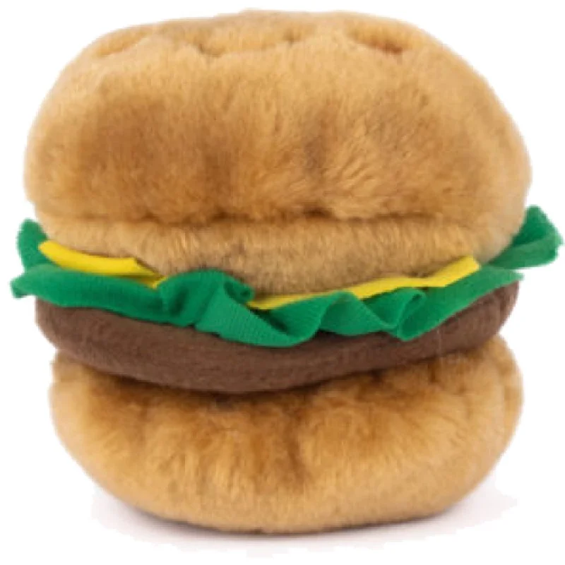 ZippyPaws NomNomz Hamburger Plush Dog Toy