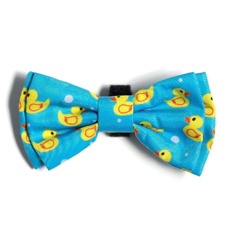 Rubber Duck Dog Bow Tie