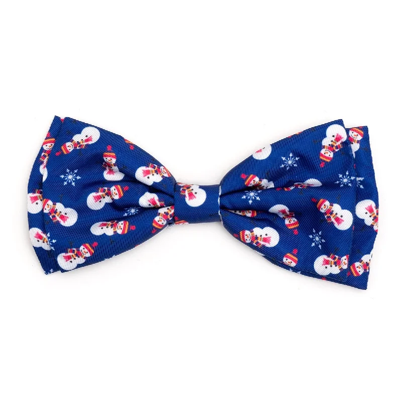 Snowman Dog Bow Tie