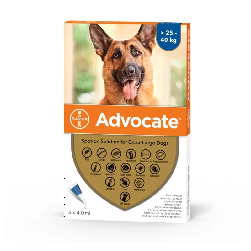 Advocate for Extra Large Dogs 25kg & Above