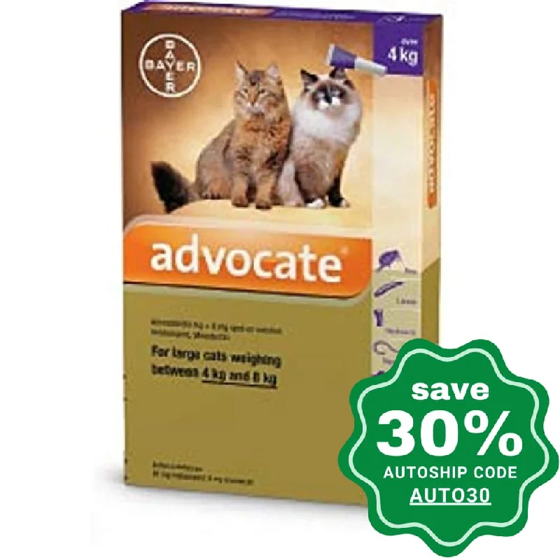 Bayer - Advocate for Cats 4 - 8 kg - 3 Tubes