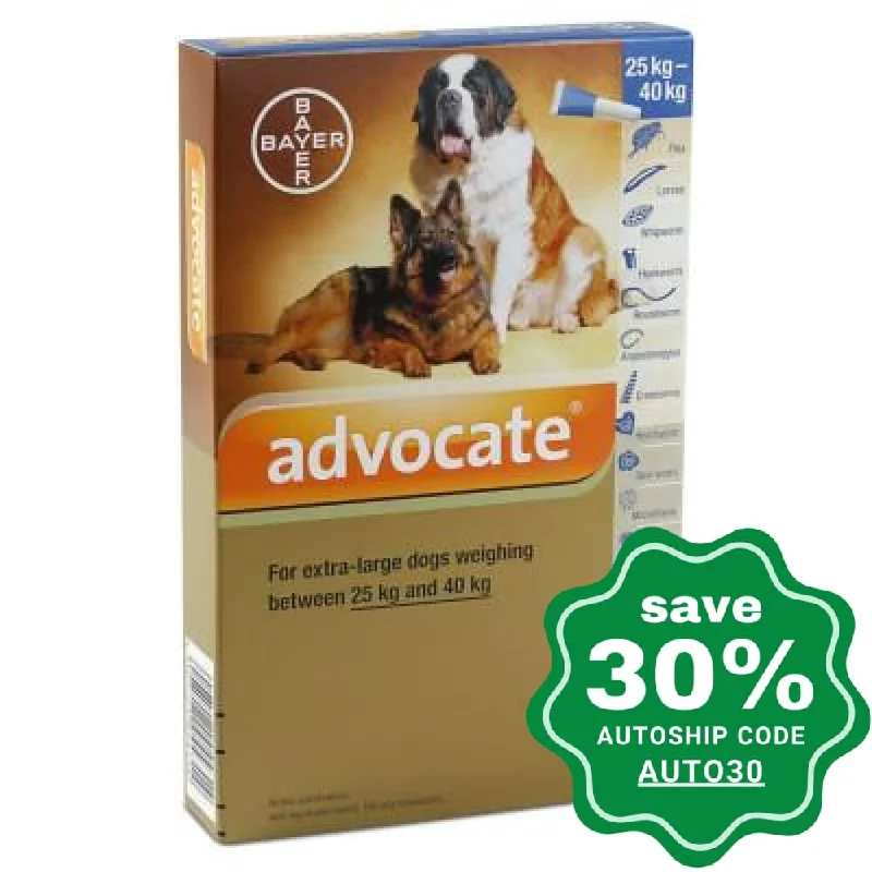 Bayer - Advocate for Dogs 25-40 kg - 3 Tubes