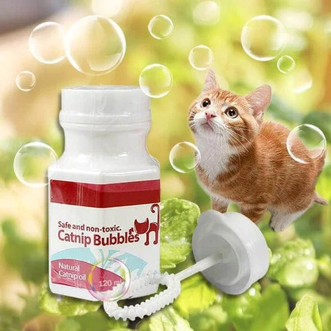 Bioline Catnip Bubble Toy For Cats | Bioline Catnip Bubbles