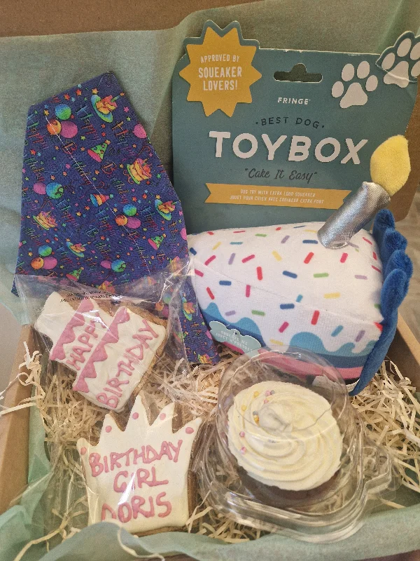 Happy Tails Doggie Barkery Birthday Box-Pawty Box