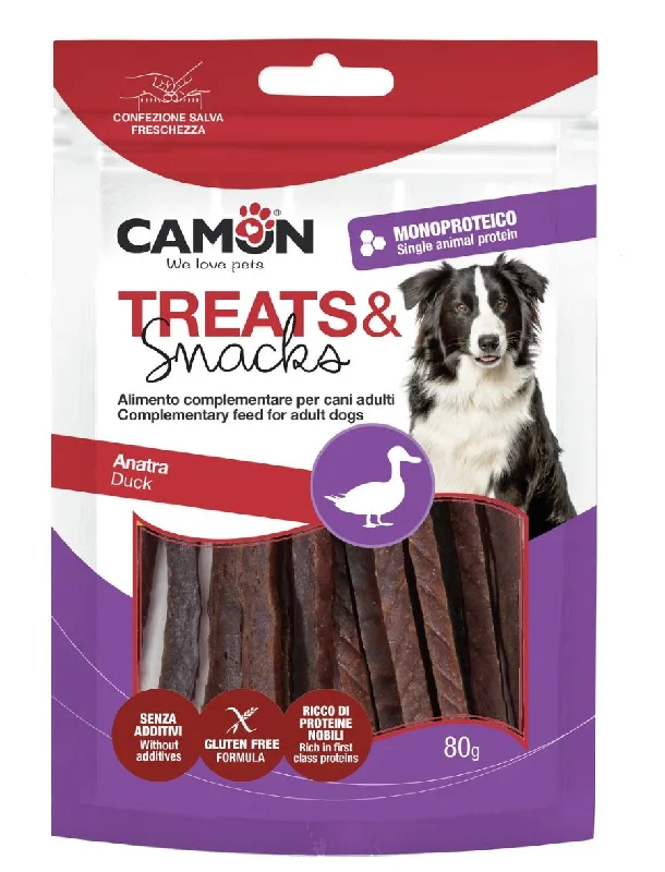 CAMON Treats&Snacks, štapići s pačetinom, poslastica za pse, 80g