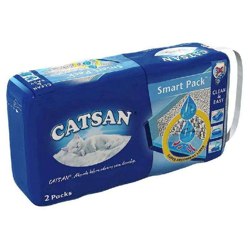 Catsan Hygiene Smart Pack Cat Litter Inlays 2 packs 4kg