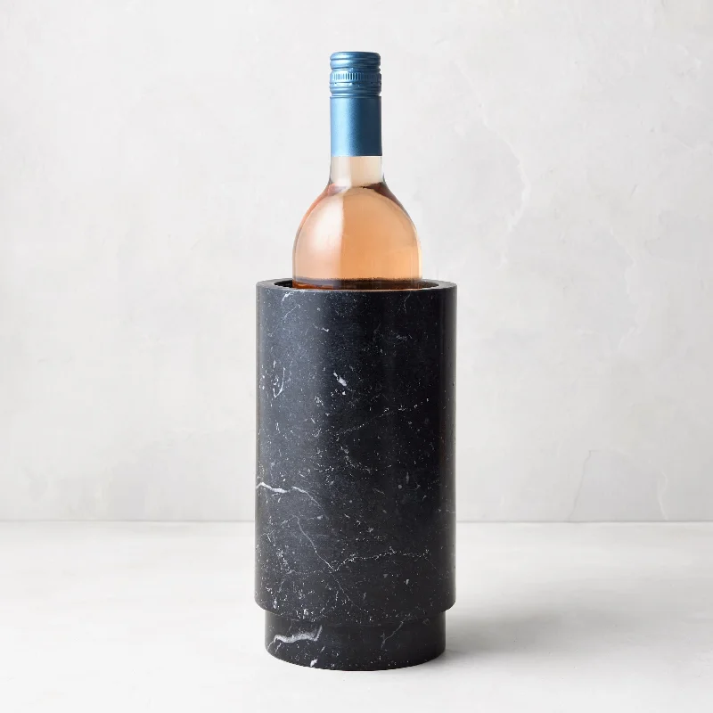 Diane Keaton + Hudson Grace Deco Black Marble Wine Chiller