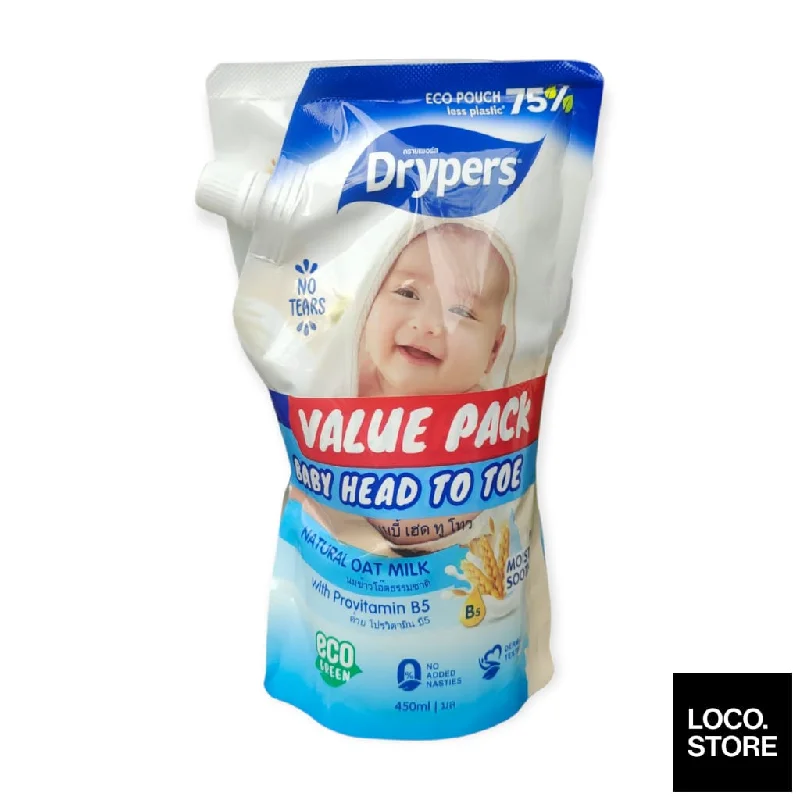 Drypers Baby Head To Toe 450mlX2 Oat