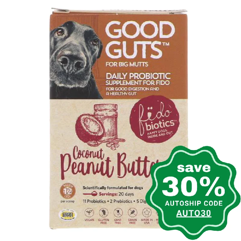 Fidobiotics - Daily Probiotic Supplement - Good Guts For Big Mutts - 40G