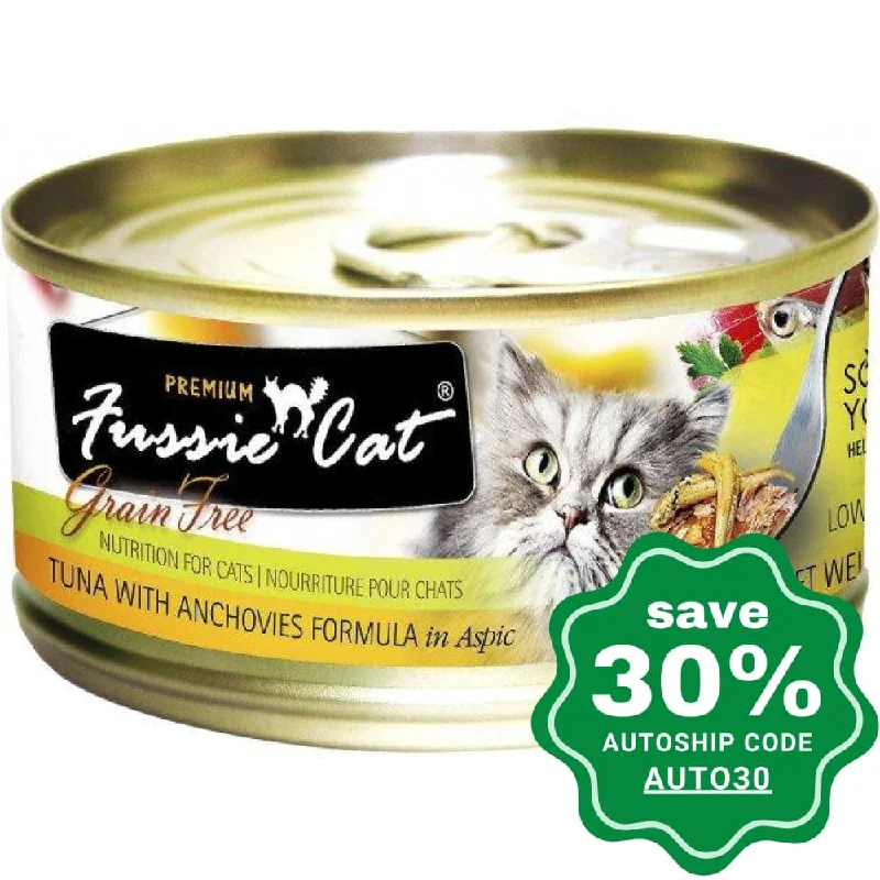 Fussie Cat - Black Label - Tuna with Anchovies - 80G