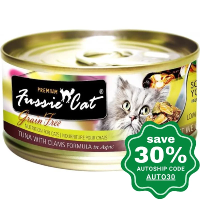 Fussie Cat - Black Label - Tuna with Clams - 80G