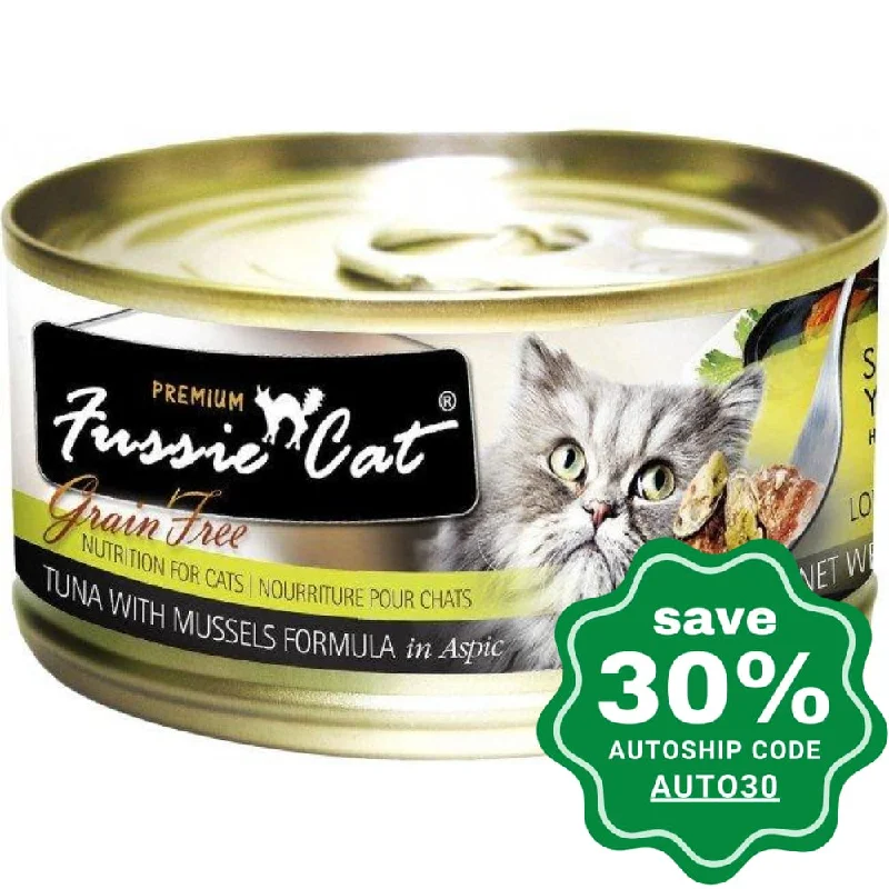 Fussie Cat - Black Label - Tuna with Mussels - 80G