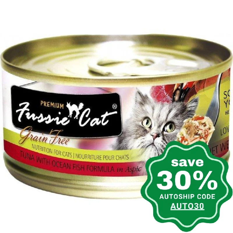 Fussie Cat - Black Label - Tuna with Ocean Fish - 80G