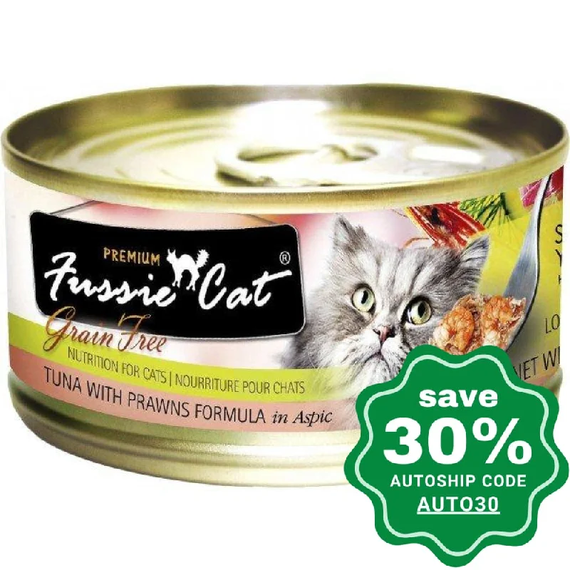 Fussie Cat - Black Label - Tuna with Prawns - 80G