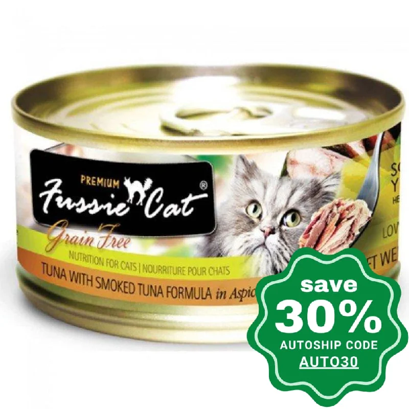 Fussie Cat - Black Label - Tuna with Smoked Tuna - 80G