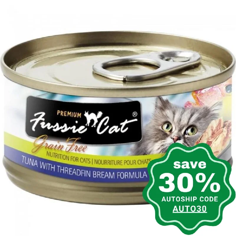 Fussie Cat - Black Label - Tuna with Threadfin Bream - 80G