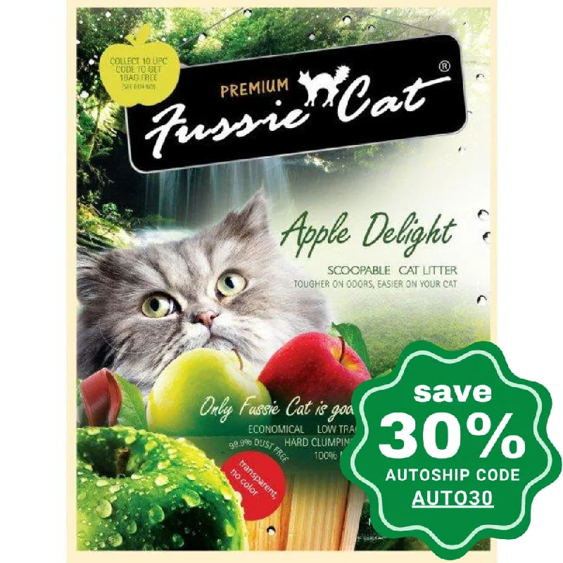 Fussie Cat Litter - Apple Delight Clay Litter - 5L