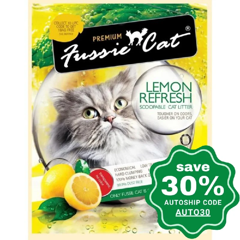 Fussie Cat Litter - Lemon Refresh Clay Litter - 5L