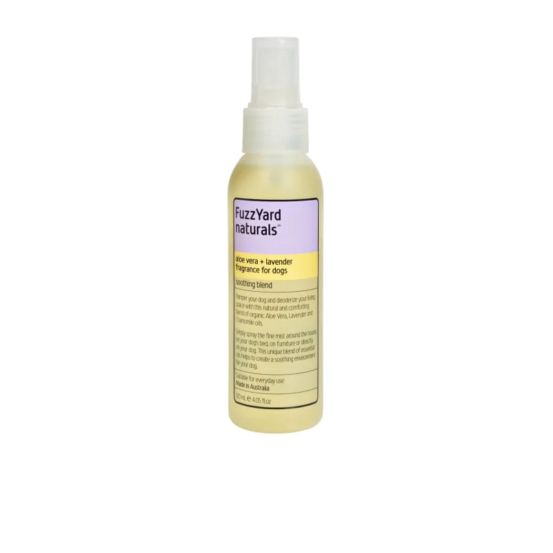 [15% OFF] Fuzzyard Aromatherapy Mists Aloe Vera and Lavender Soothing Dog Spray 120ml