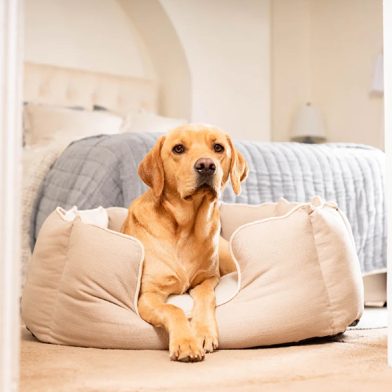 High Wall Bed in Savanna Oatmeal by Lords & Labradors