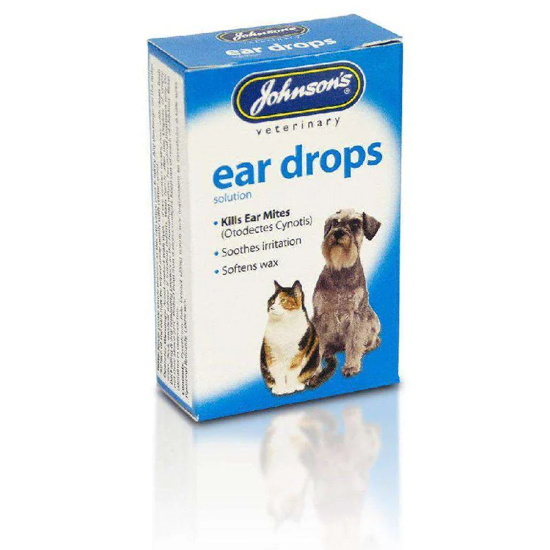 Johnsons Ear Drops 15ml for dogs and cats