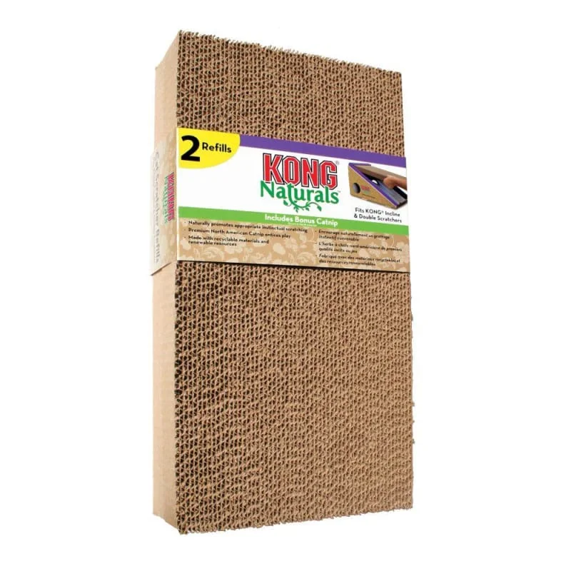 [20% OFF] KONG Naturals Cat Scratcher Refill 2pcs