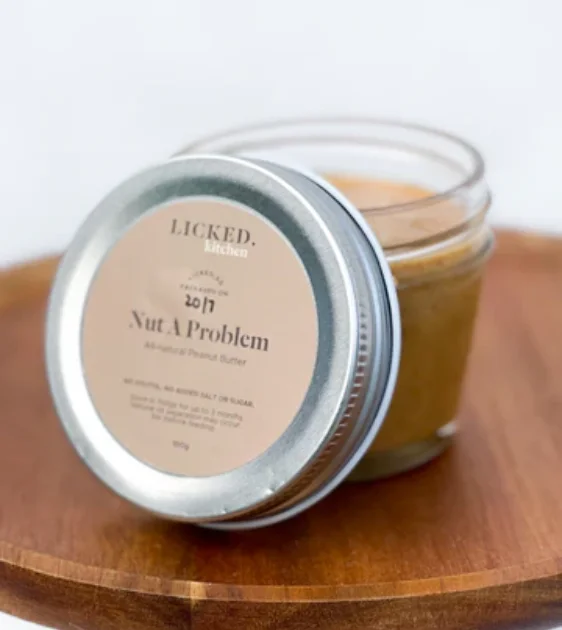 Licked Organic Peanut Butter For Dogs (Nut A Problem)