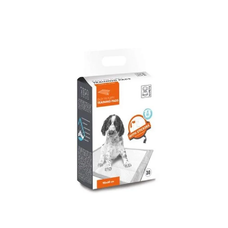 M-Pets Puppy Training Pads - Easy Fix Pads with Stickers for Dogs