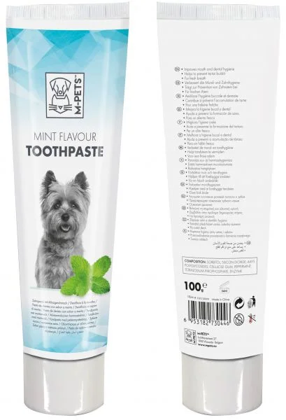 M-Pets Toothpaste Mint Flavour for Dogs, White