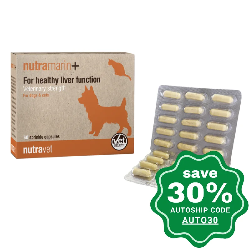 Nutravet - Nutramarin+ for Liver Support - 60CAPS