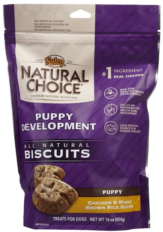 Nutro Natural Choice Puppy Development Biscuits, 16 oz.