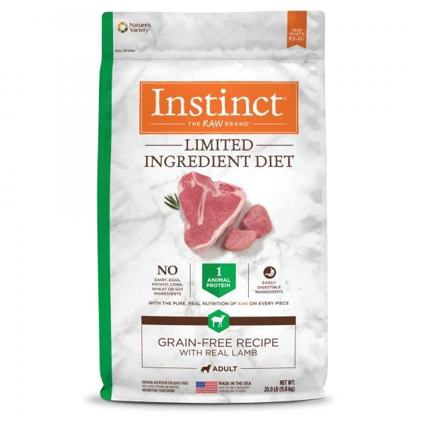 Nature's Variety D 4lb Instinct LID Lamb