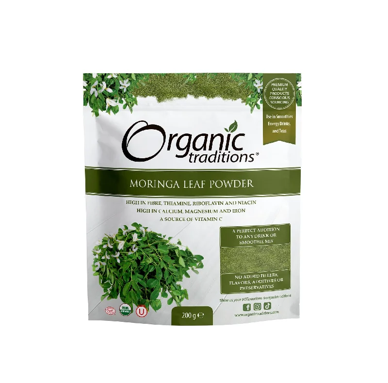 Organic Traditions Moringa Leaf Powder 200g