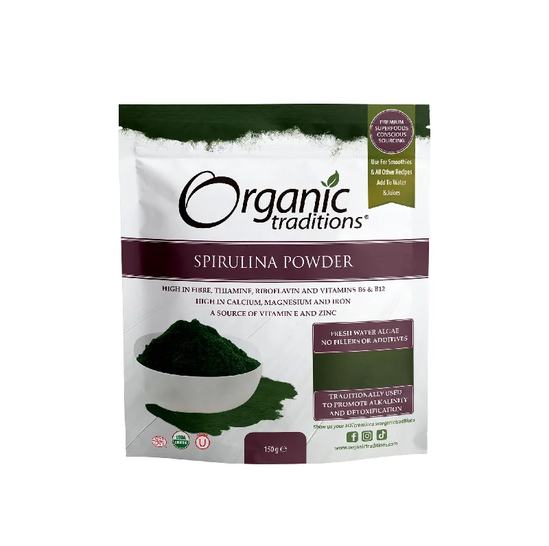 Organic Traditions Spirulina Powder 150g