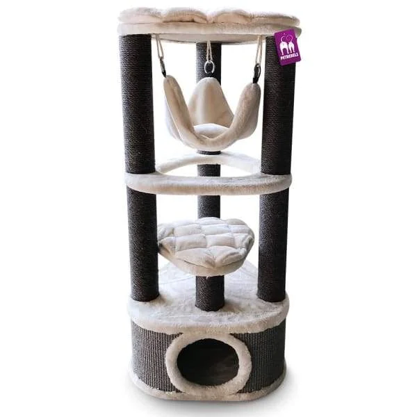 [15% OFF] Pet Rebels Catharina 120 Royal Cream Cat Tree House