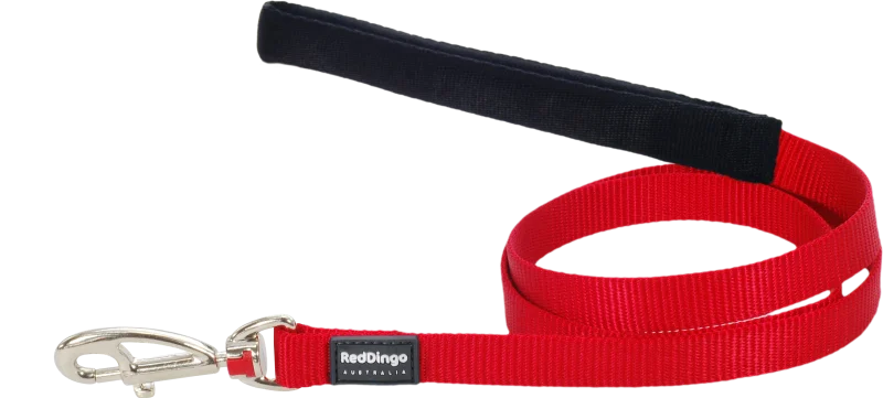 Red Dingo Leash Red Large 25mm 6ft