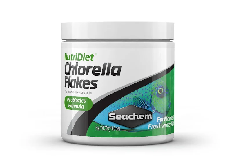 Seachem NutriDiet Chlorella Flakes w/Probiotics