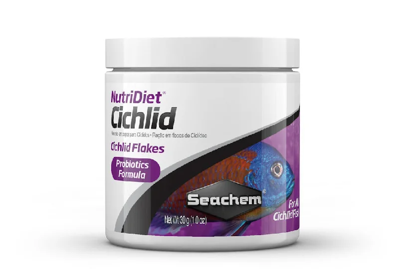 Seachem NutriDiet Cichlid Flakes w/Probiotics