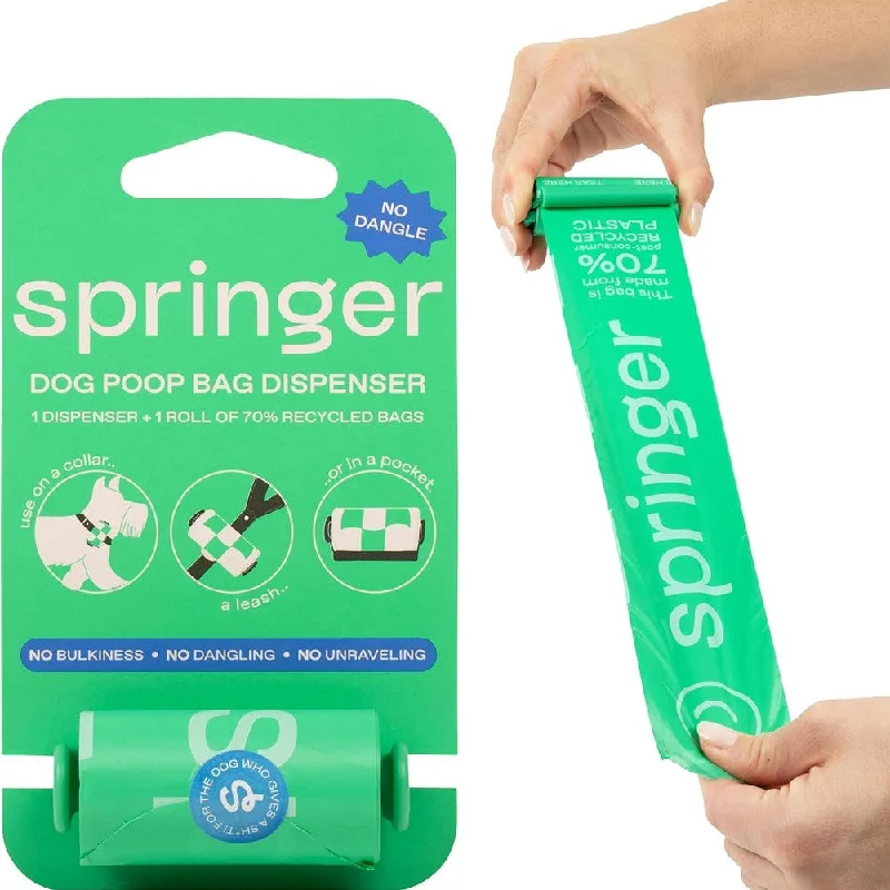 Dog Poop Bag Dispenser with 15 Poop Bags