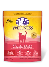 Wellness Dry Cat Food Complete Health Salmon Meal & Turkey Recipe; Available in 2 sizes