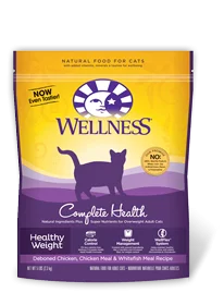 Wellness Dry Cat Food Healthy Weight Formula; Available in 2 sizes