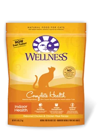 Wellness Dry Cat Food Indoor Health Formula; Available in 2 sizes