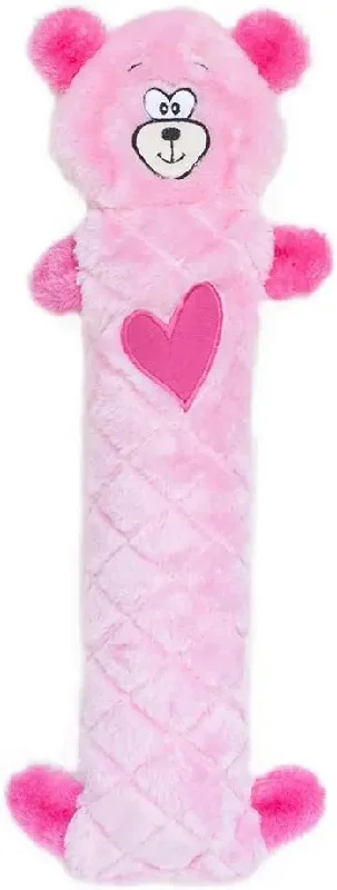 ZippyPaws Jigglerz Pink Bear Dog Toys