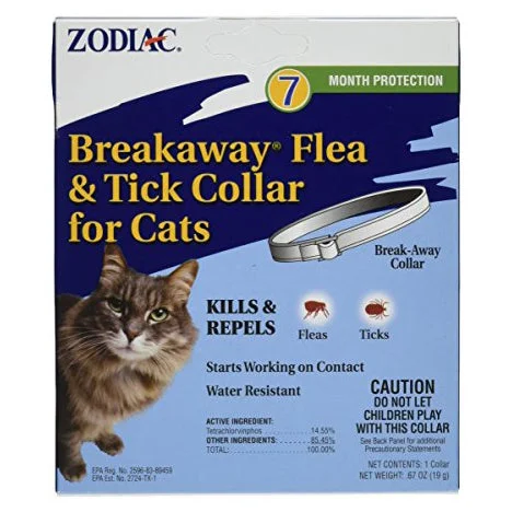 Zodiac Flea and Tick Breakaway Collar for Cats